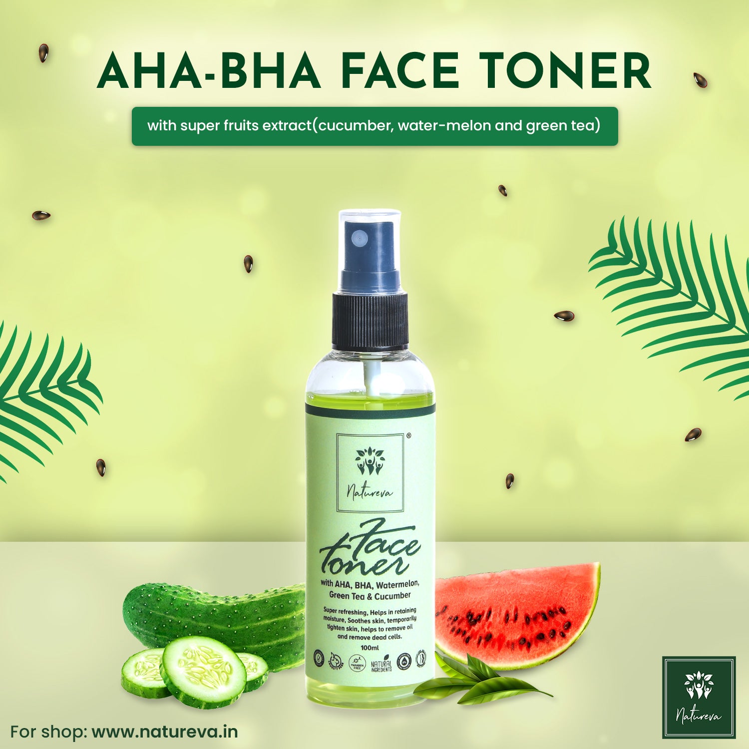 Natureva Face Toner for Dry Skin: Ingredients and Benefits